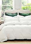 Faux Silk Stripe Eyelet Lined Curtains