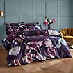 Hexagon Purple Single Sequined Cushion Cover