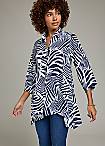 Jersey Asymmetric Hem Jacket