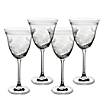 Portmeirion Botanic Garden Set of 4 Etched Glass Wine Glasses