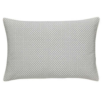 Modern Faux Silk Pintuck Square Cushion