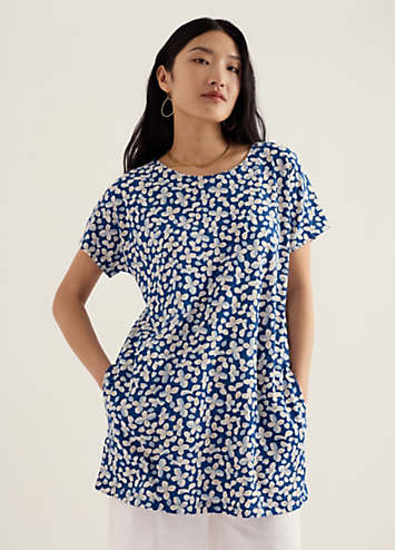 V-Neck Ruched Dress