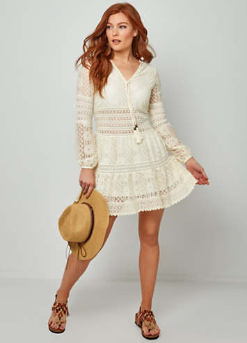 V-Neck Wrap Dress