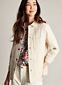 Ruffle Detailed Leather Jacket