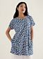 V-Neck Ruched Dress