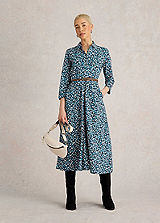 V-Neck Print Dress