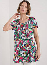 Zig-Zag Sleeveless Shift Dress